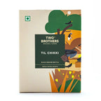 Two Brothers Organic Farms Black Sesame Jaggery Chikki | Grocsy