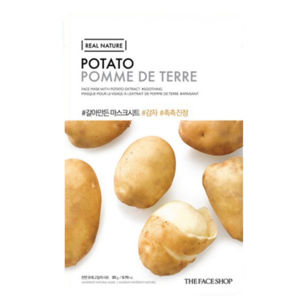 The Face Shop Real Nature Potato Face Mask - Korean Skincare | Grocsy
