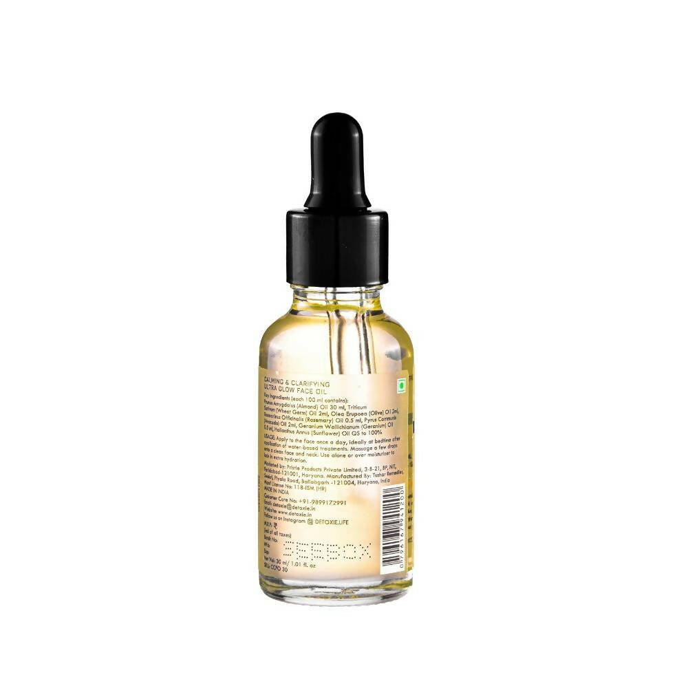 Detoxie Calming & Clarifying Ultra Glow Face Oil | Grocsy