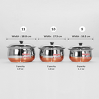 Sumeet Stainless Steel Handi Pot Set | Grocsy