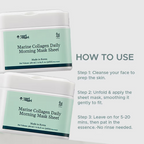 Yuri Woori Marine Collagen Daily Morning Sheet Mask | Grocsy