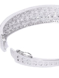Priyaasi Women Silver-Plated American Diamond Kada Bracelet - Noz2Toz