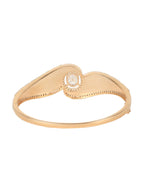 Priyaasi Women Gold-Polished American Diamond Studded, Meenakari Bracelet in Peach Color - Swadesiicart