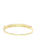 Priyaasi Women Gold-Polished American Diamond Studded Bracelet With Finger Ring - Swadesiicart