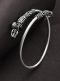 Priyaasi Oxidised Silver-Toned & Black Beaded Bracelet For Women And Girls - Noz2Toz