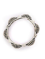 Priyaasi Women Silver Plated Kada Bracelet - Swadesiicart