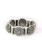 Priyaasi Women Silver Plated Kada Bracelet - Swadesiicart