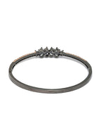 Priyaasi Women Dual Toned Mini Flower American Diamond Bracelet - Swadesiicart