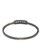 Priyaasi Women Dual Toned American Diamond Leaf Bracelet - Swadesiicart