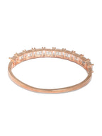 Priyaasi Women Elegant Solitaire Rose Gold Bracelet - Swadesiicart