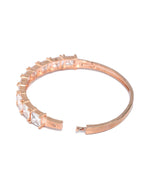 Priyaasi Women Elegant Solitaire Rose Gold Bracelet - Swadesiicart