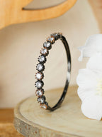 Priyaasi Women Dual Toned American Diamond Bracelet - Noz2Toz