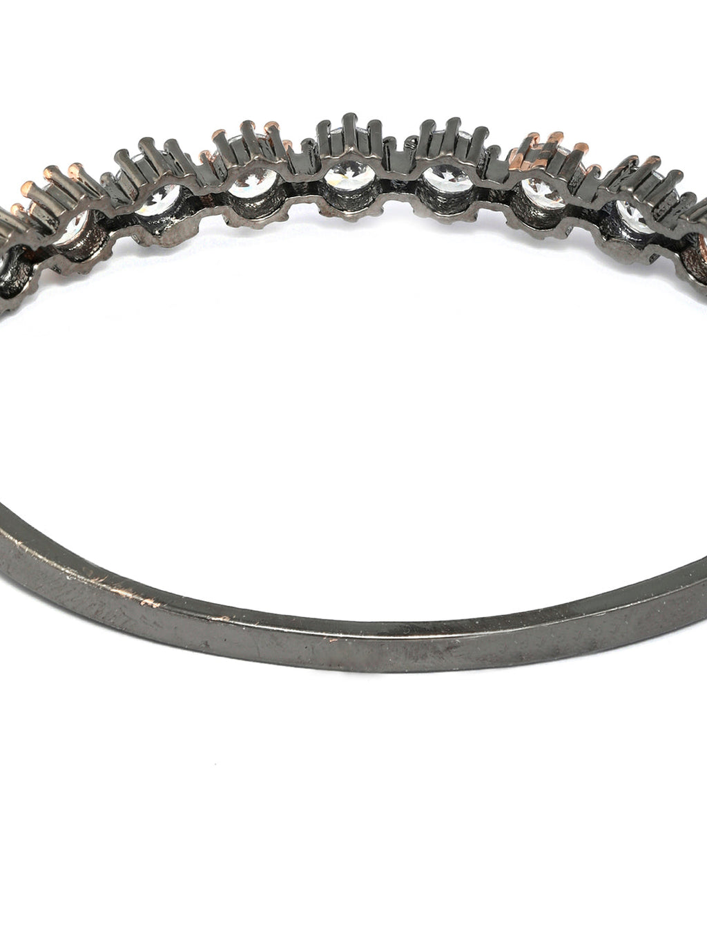 Priyaasi Women Dual Toned American Diamond Bracelet - Swadesiicart