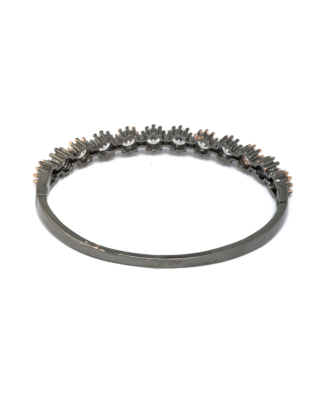 Priyaasi Women Dual Toned American Diamond Bracelet - Swadesiicart