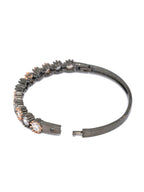 Priyaasi Women Dual Toned American Diamond Bracelet - Swadesiicart