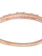 Priyaasi Women Elegant Pink Stone Rose Gold Bracelet - Swadesiicart