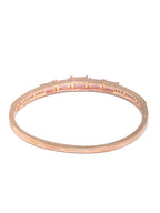 Priyaasi Women Elegant Pink Stone Rose Gold Bracelet - Swadesiicart