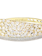 Priyaasi Women Gold-Polished American Diamond Bracelet - Swadesiicart