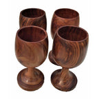 Handmade Sheesham Wooden Glass | Grocsy
