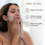 Botanic Hearth Oat & Niacinamide Cleanser Face Wash Enriched with Seabuckthorn Fruit Oil, Willow Bark Extract | Grocsy