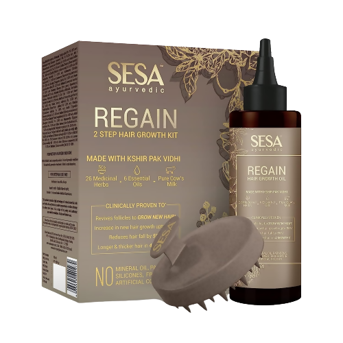 Sesa Ayurvedic Regain 2 Step Hair Growth Kit | Grocsy