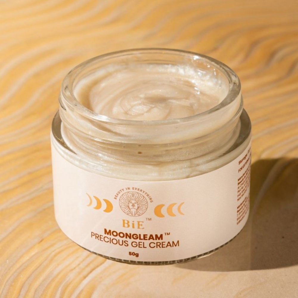 BiE Moongleam Precious Gel Cream+Primer With Gold, Silver & Diamond Dust | Grocsy