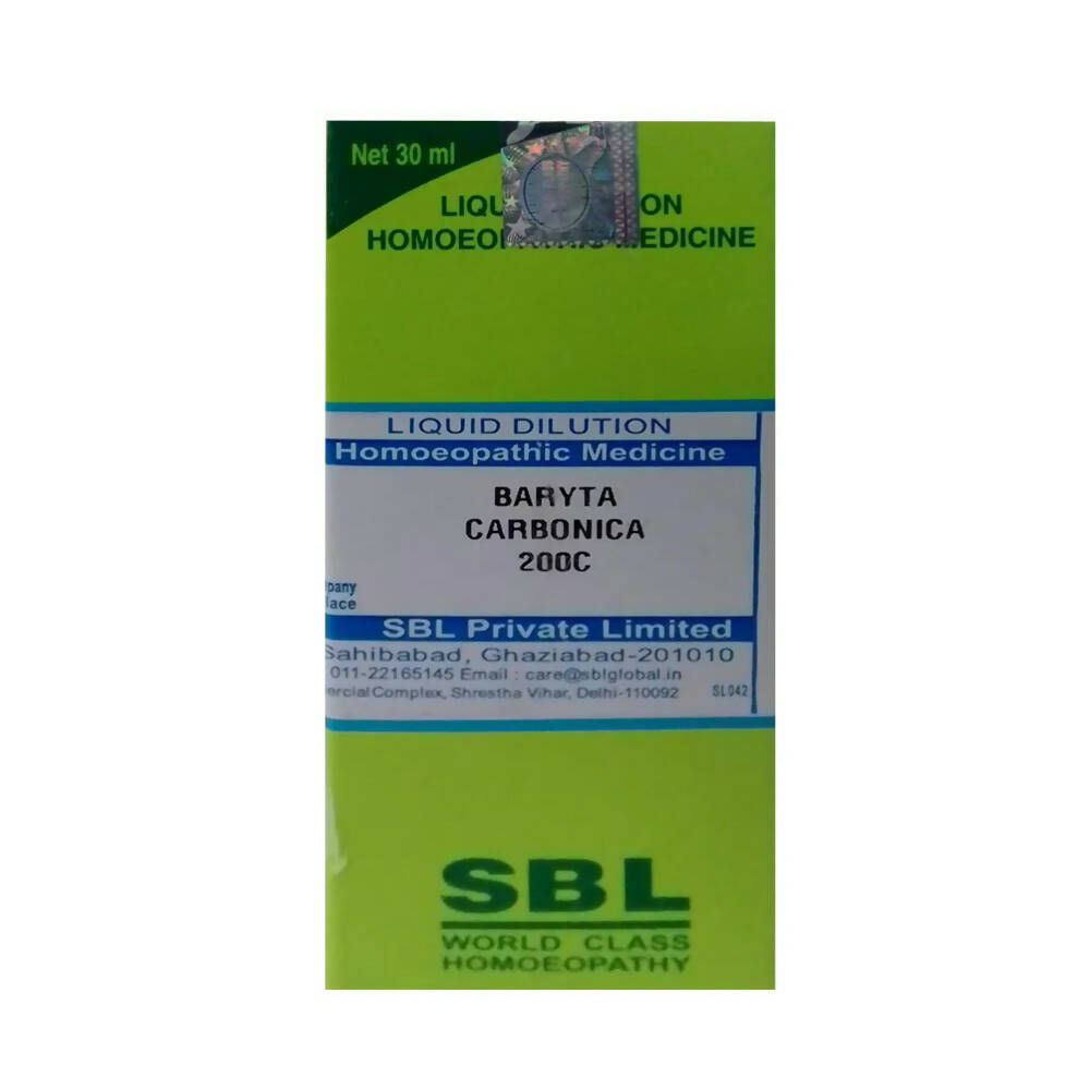 SBL Homeopathy Baryta Carbonica Dilution | Grocsy