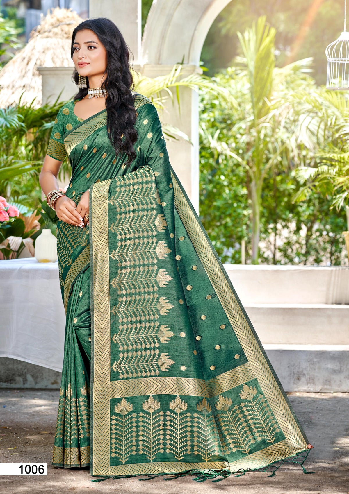 Sangam Prints Navy Blue Assam Silk Woven Work Traditional Saree | Grocsy