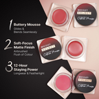 Swiss Beauty Select Lip And Cheek Cushion Mousse With Vitamin E - 1 Empress Pink | Grocsy
