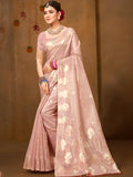 Sangam Prints Purple Munga Kota Woven Work Traditional Saree | Grocsy