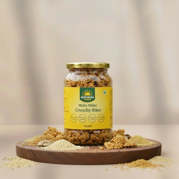 Mayukha Farms Multi-Millet Crunchy Bites | Grocsy