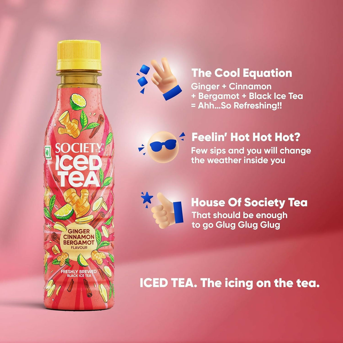 Society Ice Tea Bottle Assorted | Grocsy