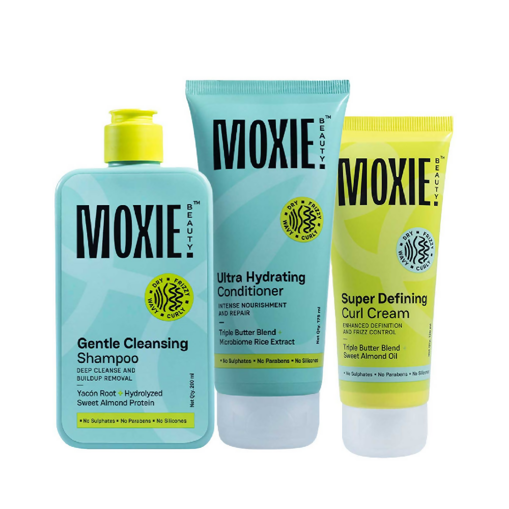 Moxie Beauty Just-The-Essentials Curly Trio | Grocsy
