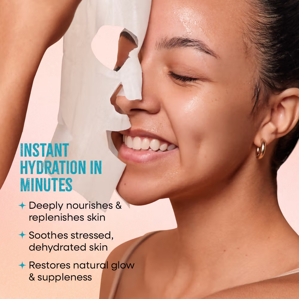 Nykaa Rice & Camellia Sheet Mask | Grocsy
