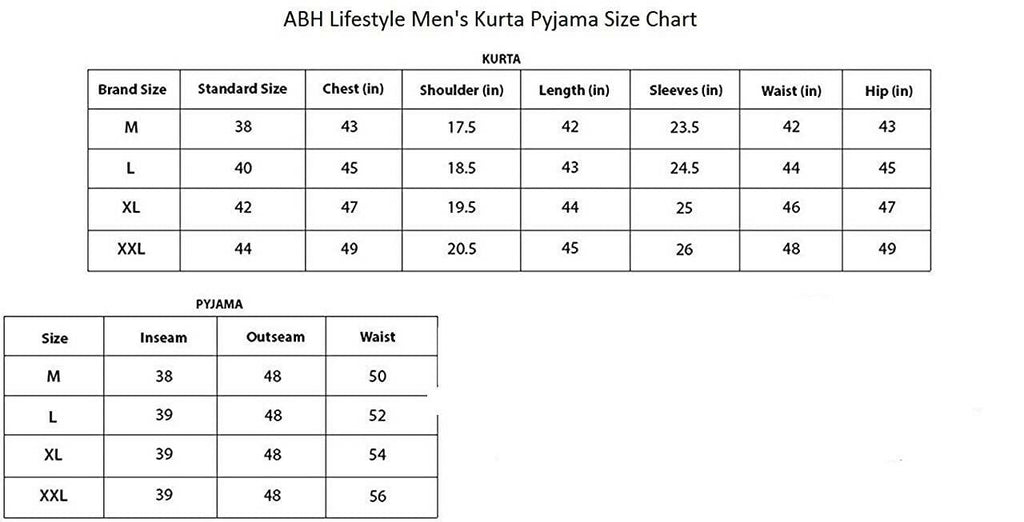 ABH Lifestyle Men's Silk Navy Blue Kurta Pyjama & Printed Nehru Jacket | Grocsy