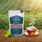 TEAFORA Darjeeling Daily Summer Black Tea | Original English Breakfast Tea | Energizing & Aromatic Loose Leaf Tea | Freshly Sourced Direct From Origin | Grocsy