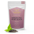 TEAFORA Darjeeling Ruby Black Tea | Single Estate Loose Leaf | Smooth & Fruity Flavor | Freshly Sourced Direct From Origin | Brew Hot or as Iced Tea | Grocsy