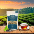 TEAFORA Darjeeling Summer Muscatel Black Tea | Second Flush Loose Leaves | Full Bodied, Musky Fragrance with Floral Notes | Freshly Sourced Direct From Origin | Grocsy
