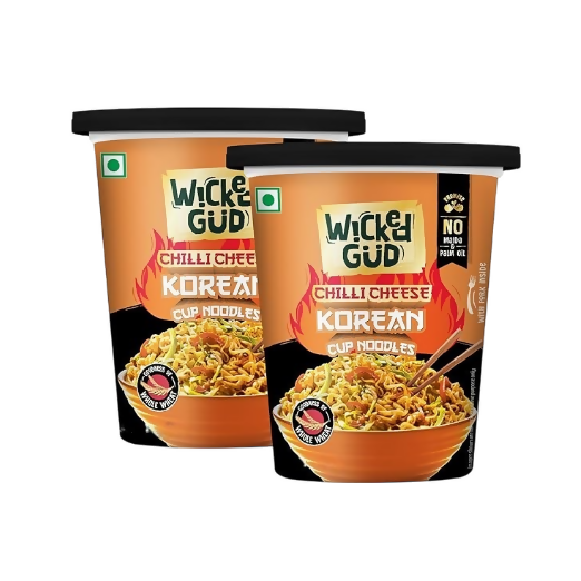 WickedGud Chilli Cheese Korean Instant Cup Noodles | Grocsy