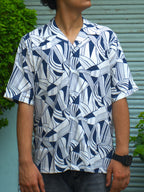 Fabmade Men’S Abstract Print Cuban Collar Shirt | Grocsy