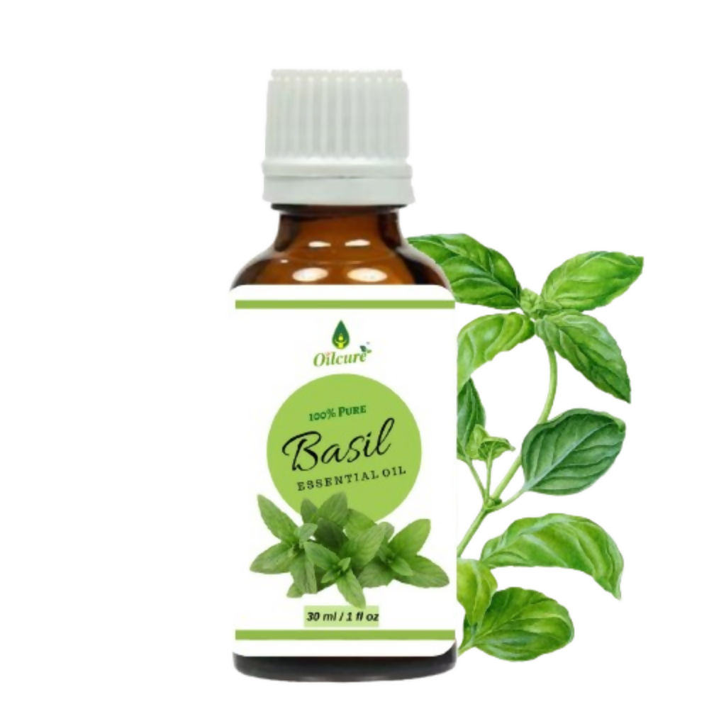 Oilcure Basil Essential Oil | Grocsy