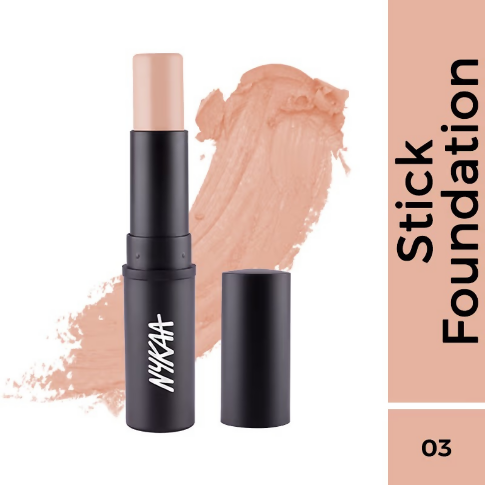 Nykaa SKINgenius Foundation Stick Conceal Contour & Corrector - Rose Beige 03 | Grocsy