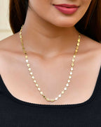 VOJ Gold-Polished Heart Shaped Chan for Women | Grocsy