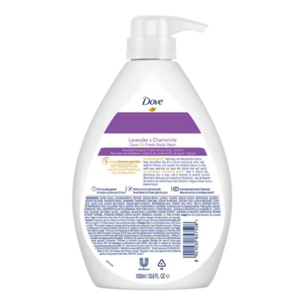 Dove Body Wash - Lavender & Chamomile Go Fresh | Grocsy