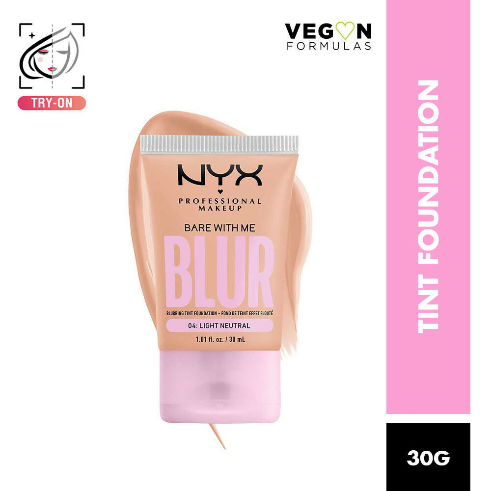NYX Professional Makeup Bare With Me Blur Tint Foundation - 04 Light Neutral | Grocsy