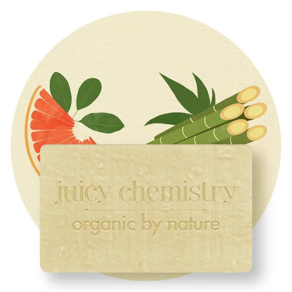 Juicy Chemistry Sugarcane & Grapefruit Organic Aha Rich Soap | Grocsy