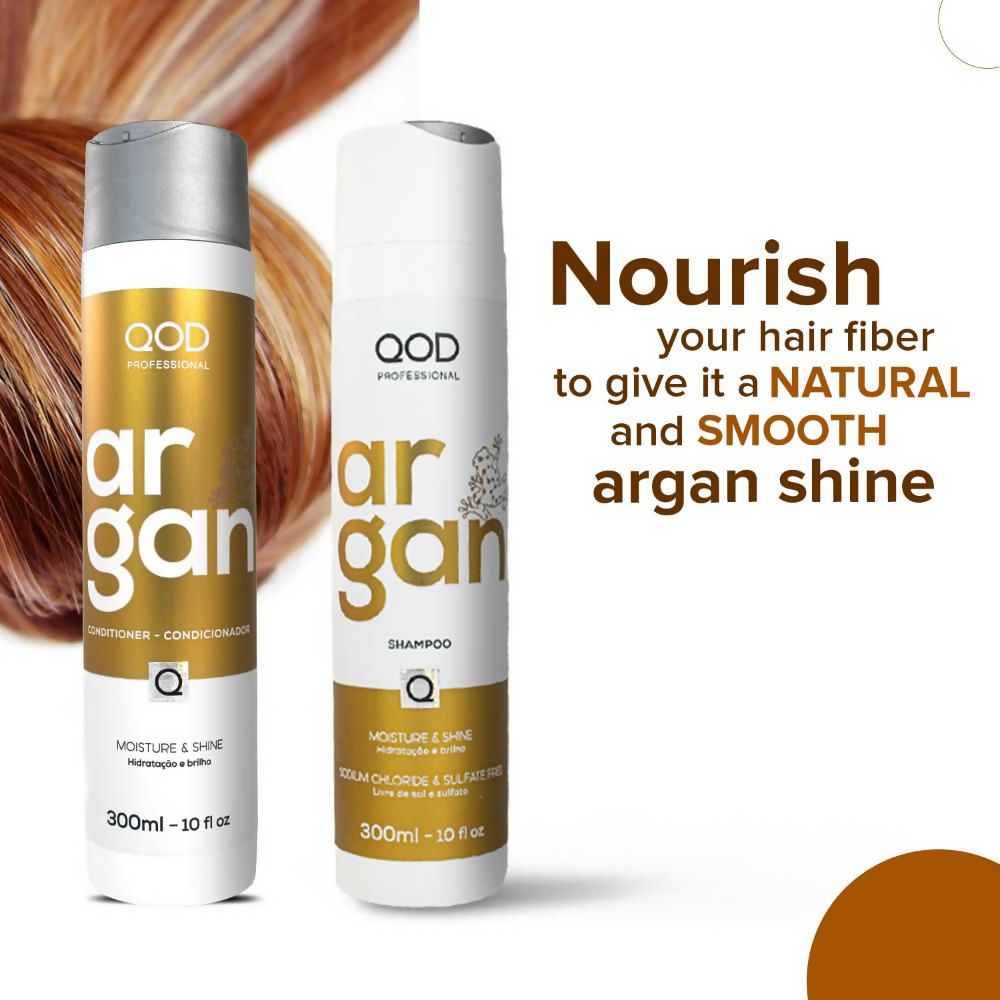 QOD Professional Argan Shampoo & Conditioner Combo | Grocsy