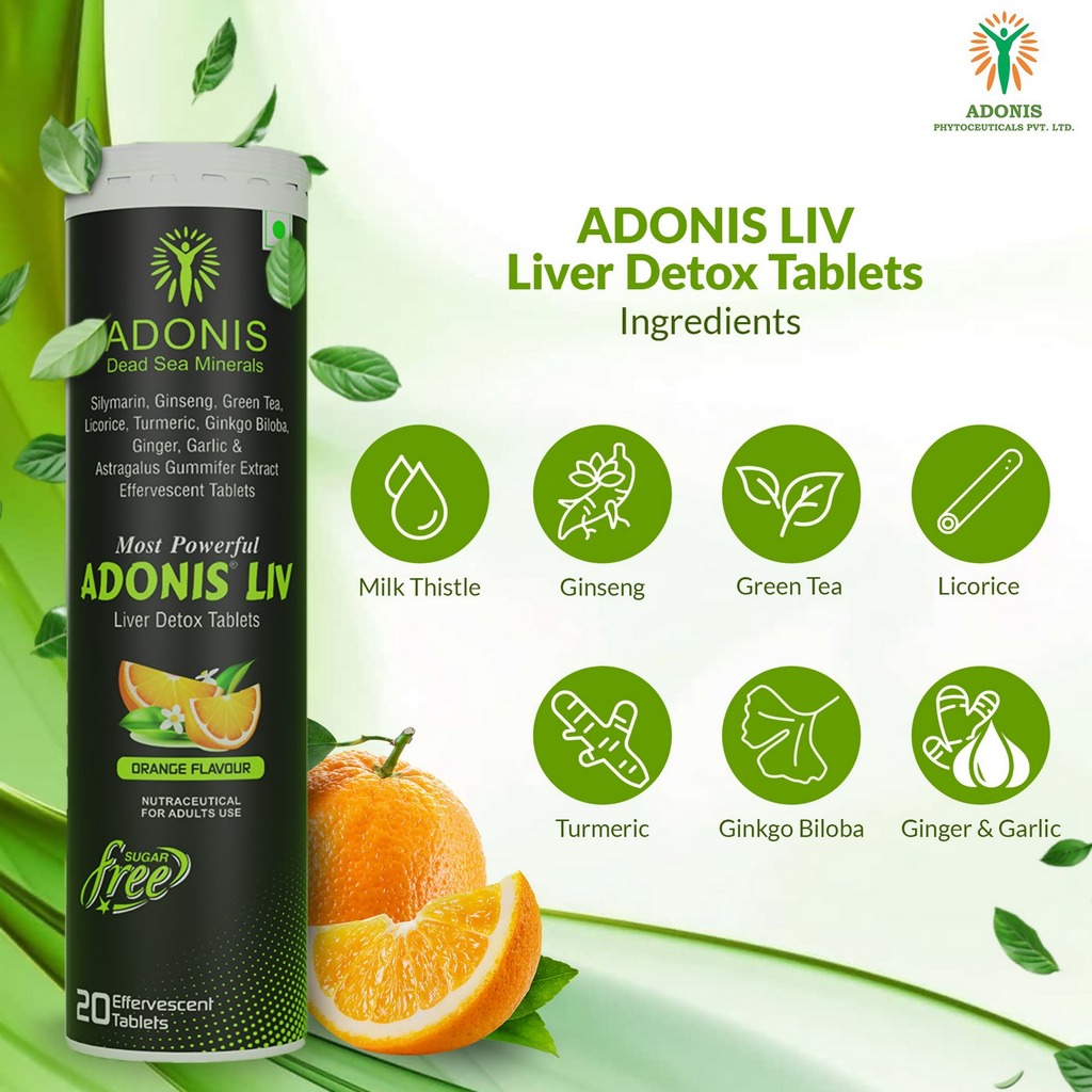Adonis Liv Liver Detox Tablets | Grocsy