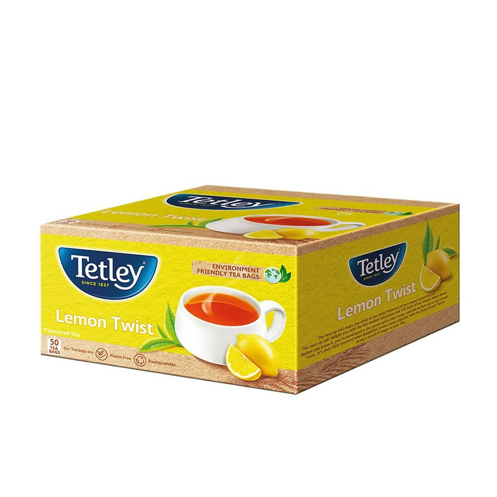 Tetley Lemon Flavoured Tea Bags | Grocsy