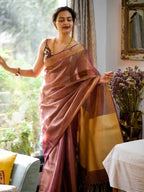 Suta Raga Bhairavi Saree | Grocsy